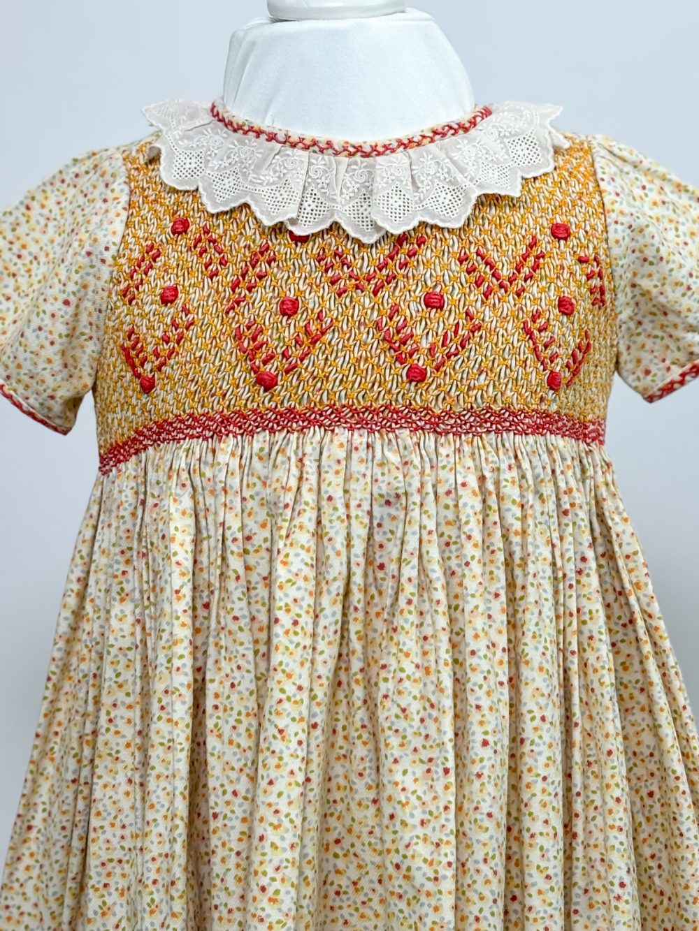 Cora Vintage Smocked Dress (12-18m) - Image 3