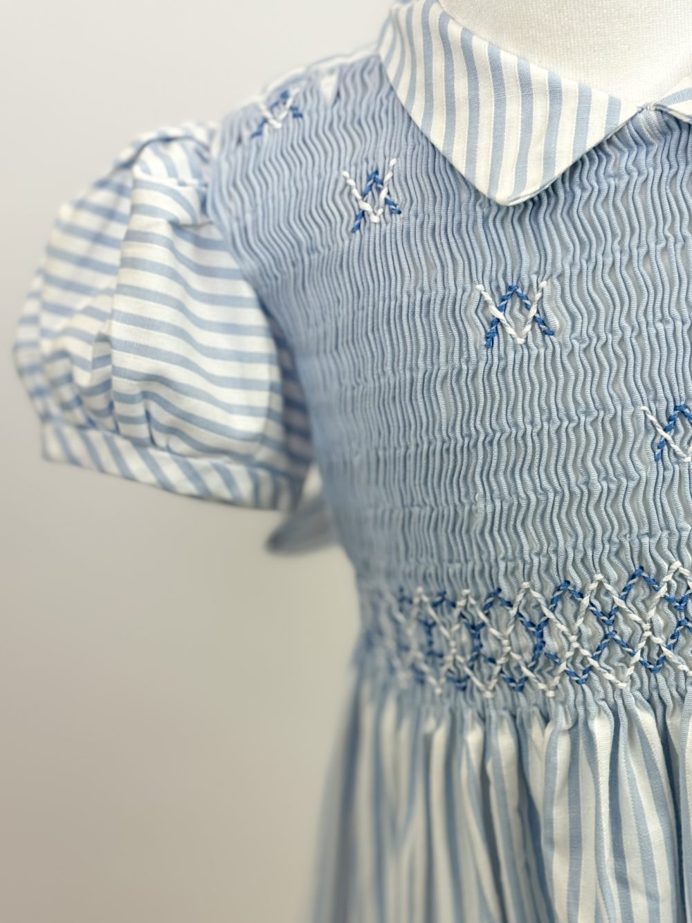 May Vintage Smocked Dress (3-6m) - Image 3