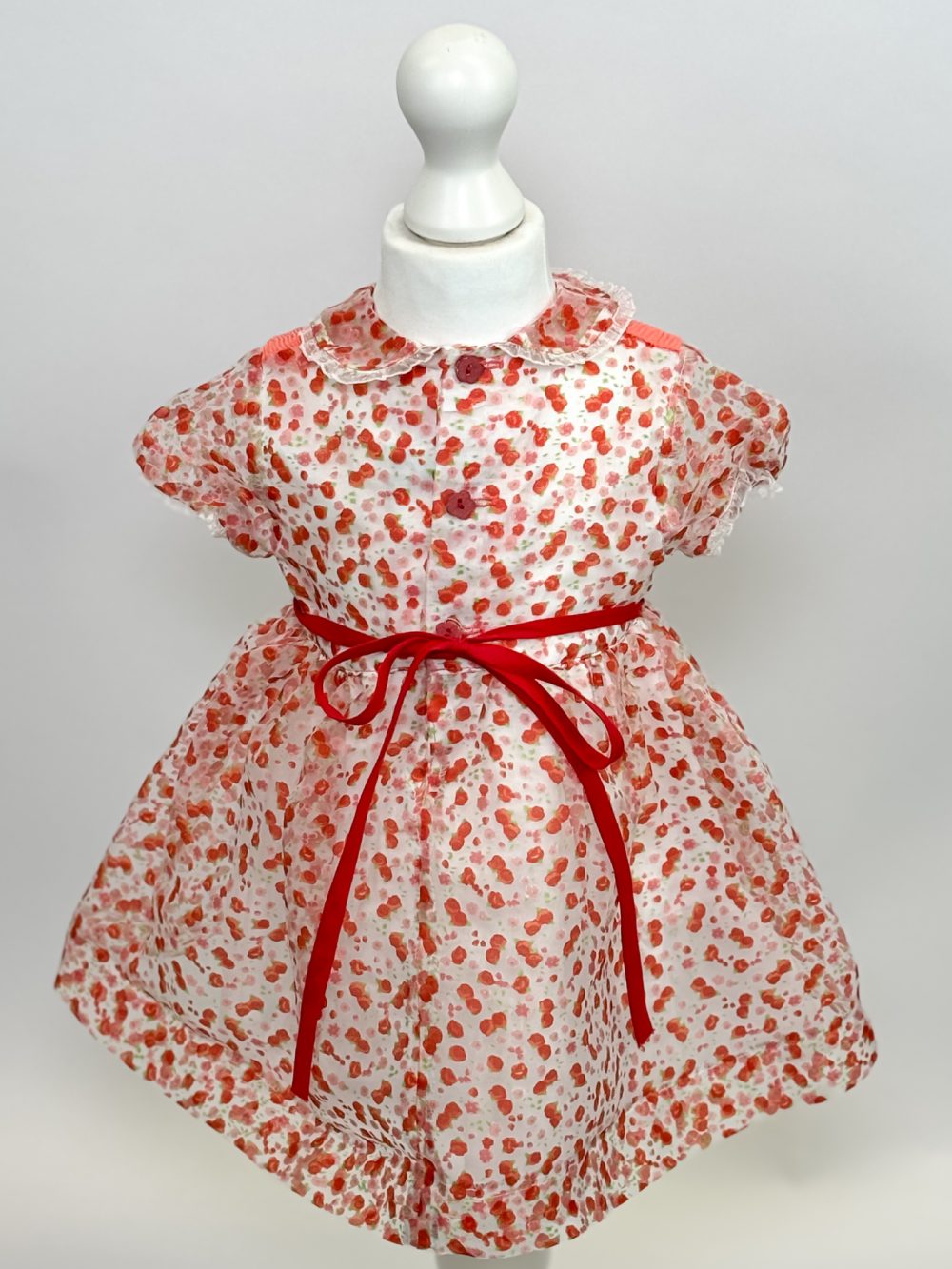 Elsie Sheer Vintage Dress (3-6m) - Image 2