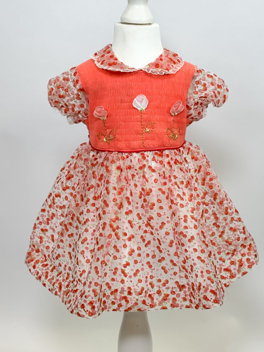 Elsie Sheer Vintage Dress (3-6m)