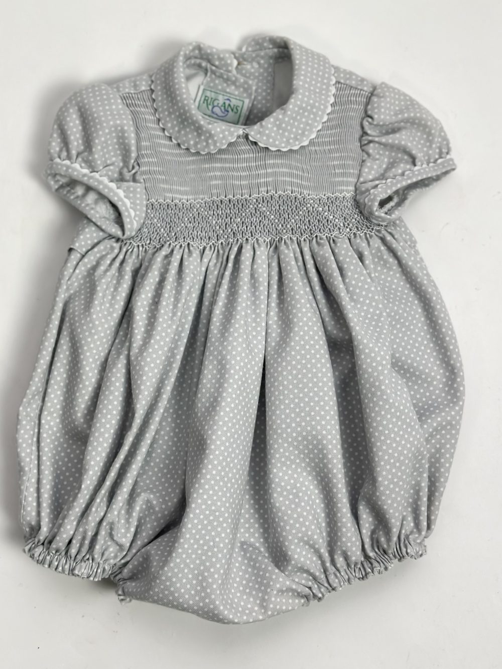 Frankie Smocked Romper (3-6m)