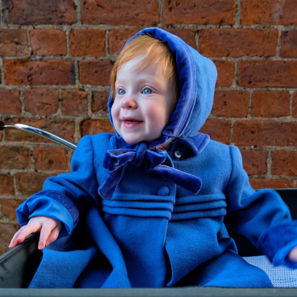 The Celia Vintage Coat With Bonnet 12-18m - Image 2