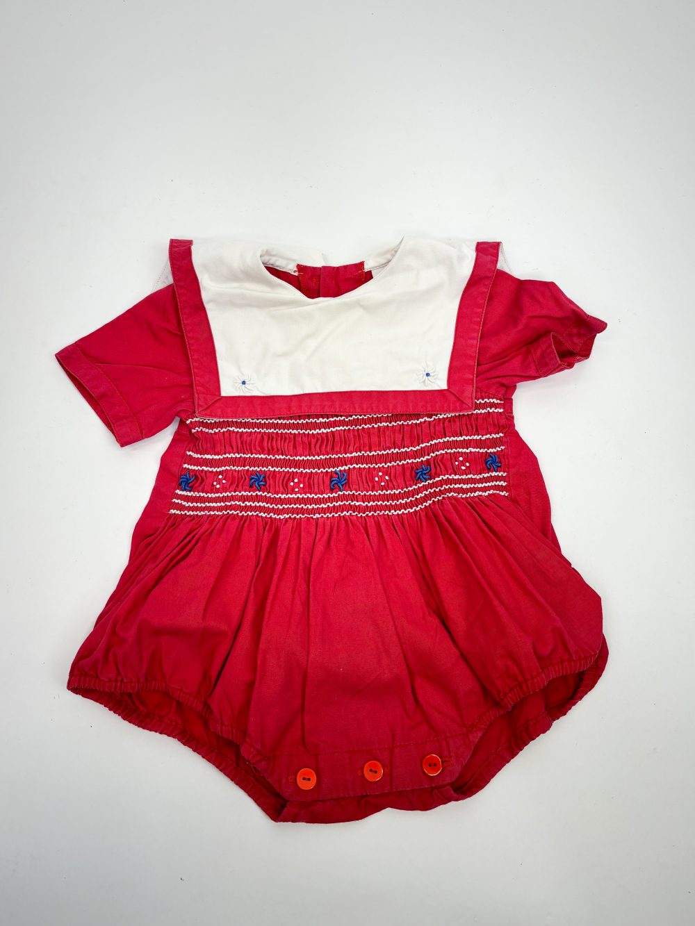 Avery Vintage Romper (0-3m)